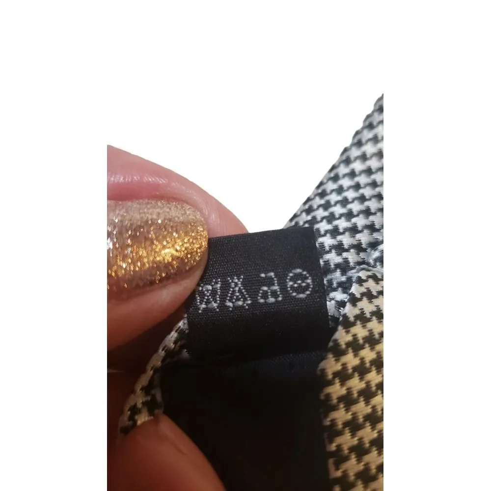 Weishang Mens Black White Hand Made‎ 100% Silk Neck Tie Made In China Luxury